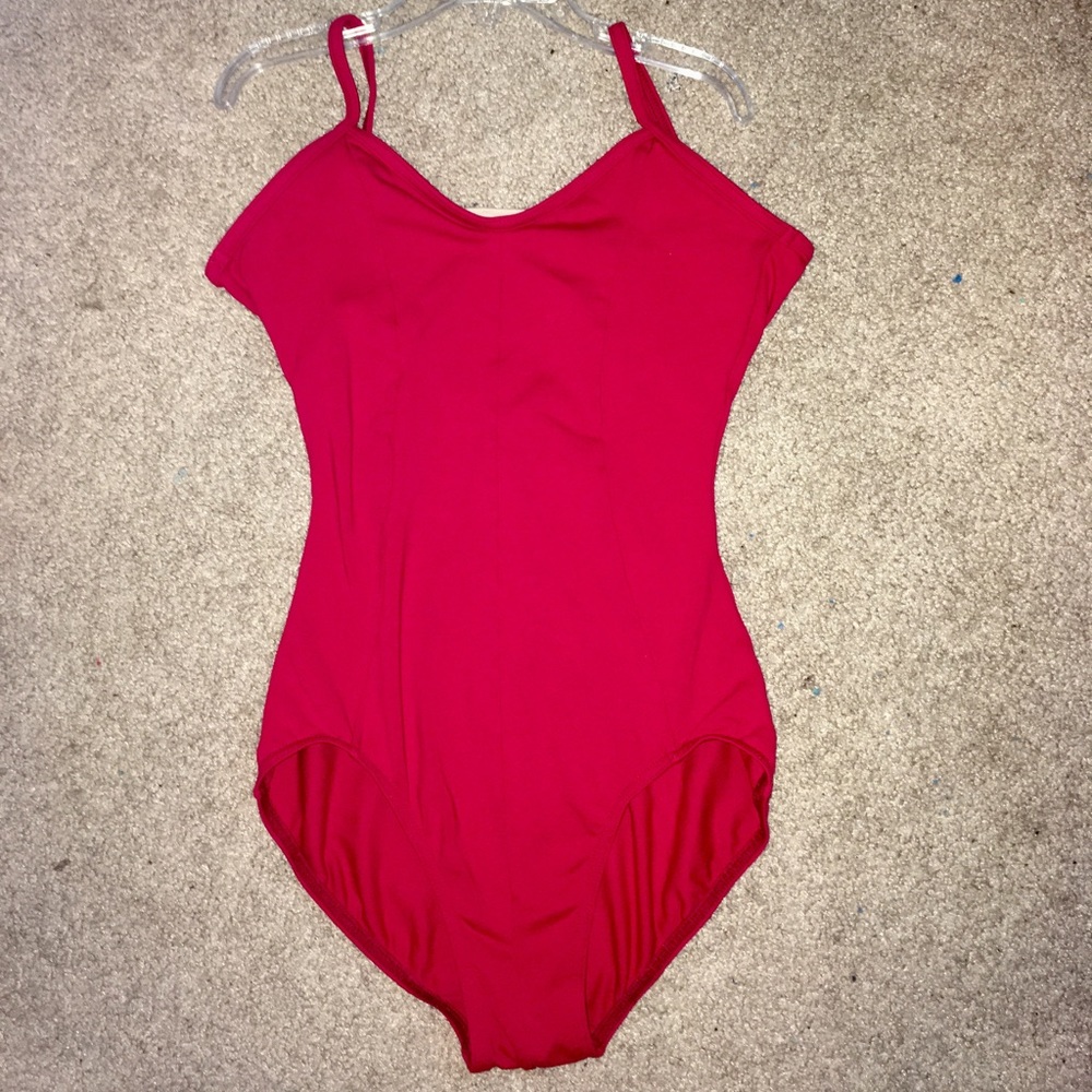 Red Mirella Leotard